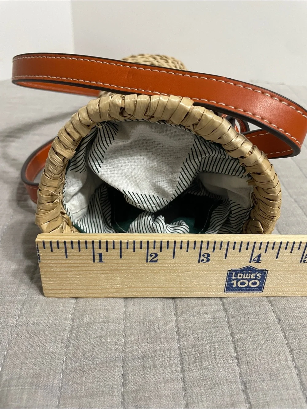 NWOT Zara Raffia Mini Crossbody “Bottle Bag” Embroidered Floral Straw Boho